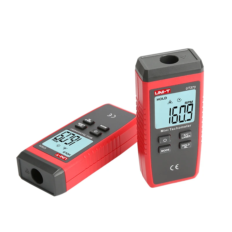 UNI-T UT373 Mini Non-Contact Tachometer Digital Laser Tachometer RPM Range 10-99999RPM Tachometer Odometer Km/h Backlight
UNI-T UT373 Mini Non-Contact Tachometer Digital Laser Tachometer RPM Range 10-99999RPM Tachometer Odometer Km/h Backlight
