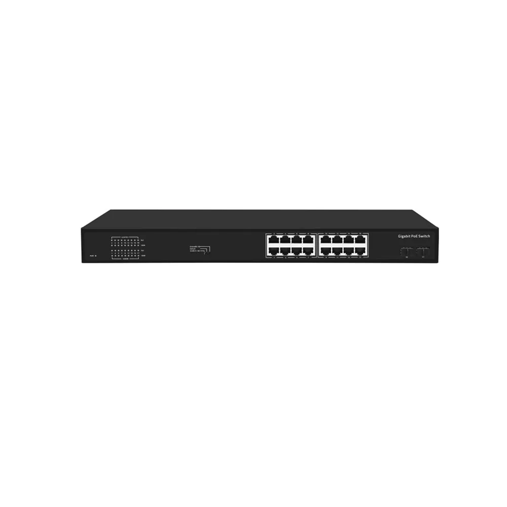 

Plexda 18Ports Gigabit PoE Switch IEEE 802.3af/at poe switch (SGD901-AFG-162S-200)