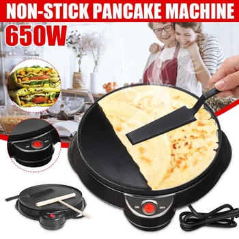 220V Pancake Maker Crepe Machine Non-Stick Griddle Baking Pan Household Barbecue Roasting Griddle Chinese Spring Roll Pie 650W
220V Pancake Maker Crepe Machine Non-Stick Griddle Baking Pan Household Barbecue Roasting Griddle Chinese Spring Roll Pie 650W