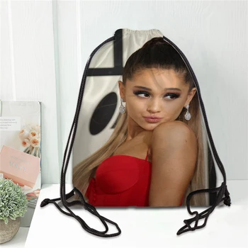 Custom Ariana Grande Printing Drawstring Backpack Shoe bag Travel Beach School Multi-function Satin Drawstring Bags 
Custom Ariana Grande Printing Drawstring Backpack Shoe bag Travel Beach School Multi-function Satin Drawstring Bags
