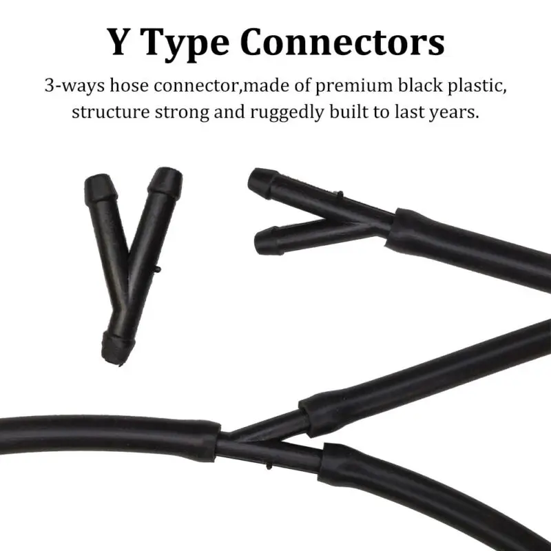 36pcs Windshield Washer Hose Connector Water Tube T / Y / I Type Splitter Fittings High Quality Car Accessories
36pcs Windshield Washer Hose Connector Water Tube T / Y / I Type Splitter Fittings High Quality Car Accessories