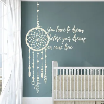 Dreamcatcher Quote "You have to dream before your dreams can come true“wall vinyl sticker dream catcher wall decal decor HJ547
Dreamcatcher Quote "You have to dream before your dreams can come true“wall vinyl sticker dream catcher wall decal decor HJ547