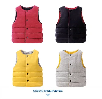 2 Ways Wear Kids Jacket Vest Girls Boys Vest Baby Waistcoat Warm Cotton Toddler Clothing Children Clothes Spring Winter 
2 Ways Wear Kids Jacket Vest Girls Boys Vest Baby Waistcoat Warm Cotton Toddler Clothing Children Clothes Spring Winter