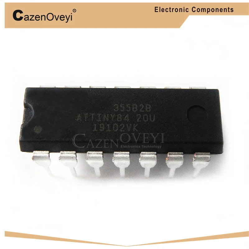 1 шт./лот ATTINY84-20PU ATTINY84A-PU ATTINY84 DIP-14 лет новый оригинальный в наличии | Электронные