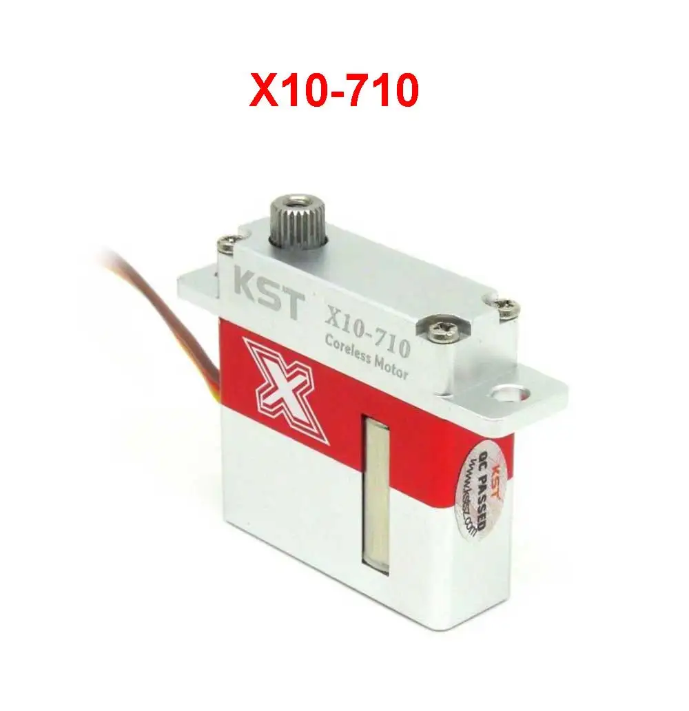 KST X10-710 7.5kg 8.4V Digital Metal Gear Glider Robot UAV servo Motor Operation Voltage 4.8-8.4V
KST X10-710 7.5kg 8.4V Digital Metal Gear Glider Robot UAV servo Motor Operation Voltage 4.8-8.4V