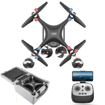 X35 HD Drone GPS Drones With Camera HD Professional RC Quadcopter 5G WiFi 500M FPV 30mins Flight Time 2000M 4K 120 Degree Camera
X35 HD Drone GPS Drones With Camera HD Professional RC Quadcopter 5G WiFi 500M FPV 30mins Flight Time 2000M 4K 120 Degree Camera