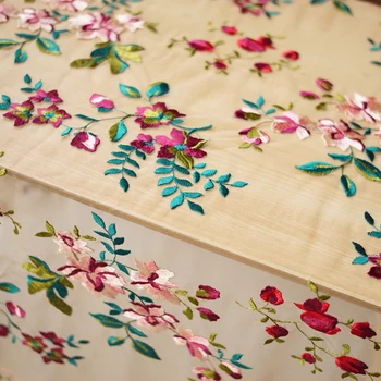 Retro rural soft skin friendly soft mesh color Embroidery Rose lace fabric accessories tulle lace fabric
Retro rural soft skin friendly soft mesh color Embroidery Rose lace fabric accessories tulle lace fabric
