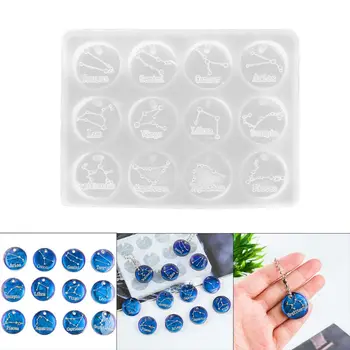 1 Pc 12 Constellations Discs Pendant Epoxy Resin Silicone Mold Jewelry Making Tools
1 Pc 12 Constellations Discs Pendant Epoxy Resin Silicone Mold Jewelry Making Tools