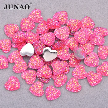 JUNAO 100pcs 12mm Heart Shape Rose AB Rhinestones Flatback Cabochon Crystal Stone Glue On Strass Stickers Clothing Accessories
JUNAO 100pcs 12mm Heart Shape Rose AB Rhinestones Flatback Cabochon Crystal Stone Glue On Strass Stickers Clothing Accessories