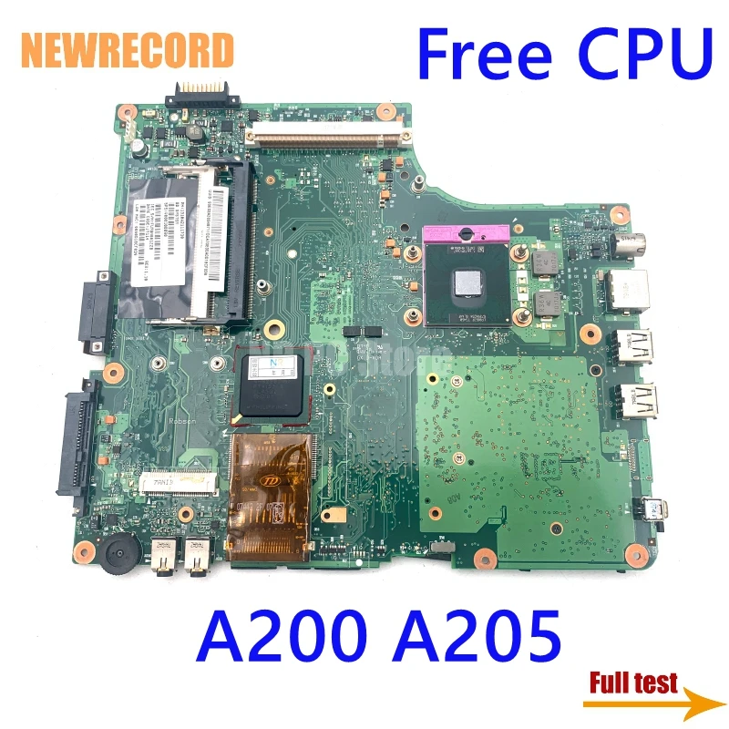 Материнская плата для ноутбука Toshiba A200 A205 V000108890 6050A2111701-MB-A03 DDR2 со слотом