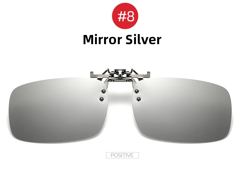 Clip on Sunglasses Men Polarized Lens with Metal Clips 44 H04cd38fe929a47d799ad28e9c909ca01z