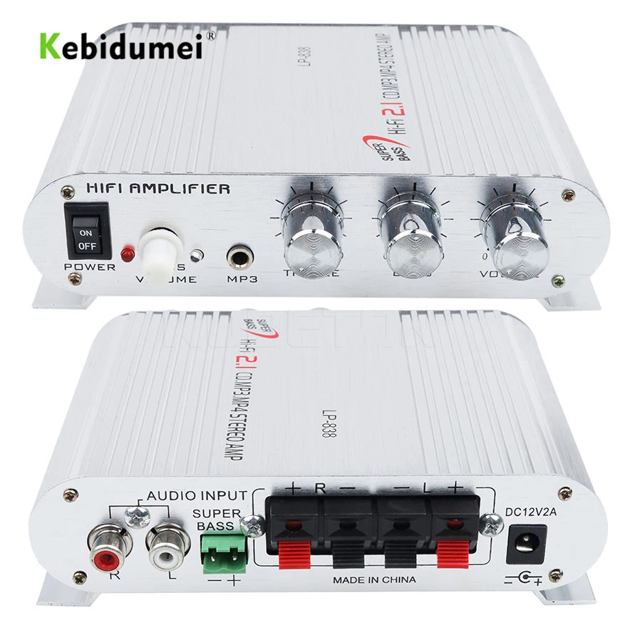 High Quality Mini HiFi Sliver 12V 200W CD MP3 Radio Car Auto Motor Boat Home Audio Stereo Bass Speaker AMPLIFIER Vehicle
High Quality Mini HiFi Sliver 12V 200W CD MP3 Radio Car Auto Motor Boat Home Audio Stereo Bass Speaker AMPLIFIER Vehicle