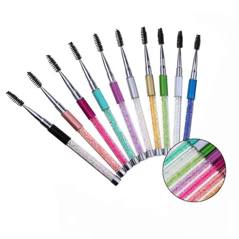 2020 Hot Sale Rhinestone Spiral Stick Eyelash Brush Eyelash Curled Eyebrow Comb Rhinestone Handle Mascara Applicator Makeup Tool
2020 Hot Sale Rhinestone Spiral Stick Eyelash Brush Eyelash Curled Eyebrow Comb Rhinestone Handle Mascara Applicator Makeup Tool