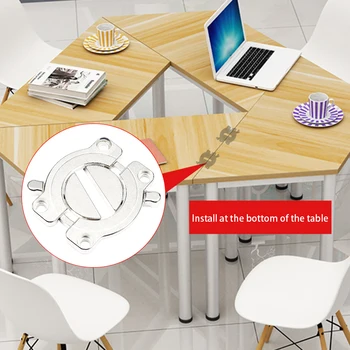 Wooden Board Connector Accessories Furniture Dining Table With Screws Desktop Combination Rotate Close Rustproof Zinc Alloy Home 
Wooden Board Connector Accessories Furniture Dining Table With Screws Desktop Combination Rotate Close Rustproof Zinc Alloy Home