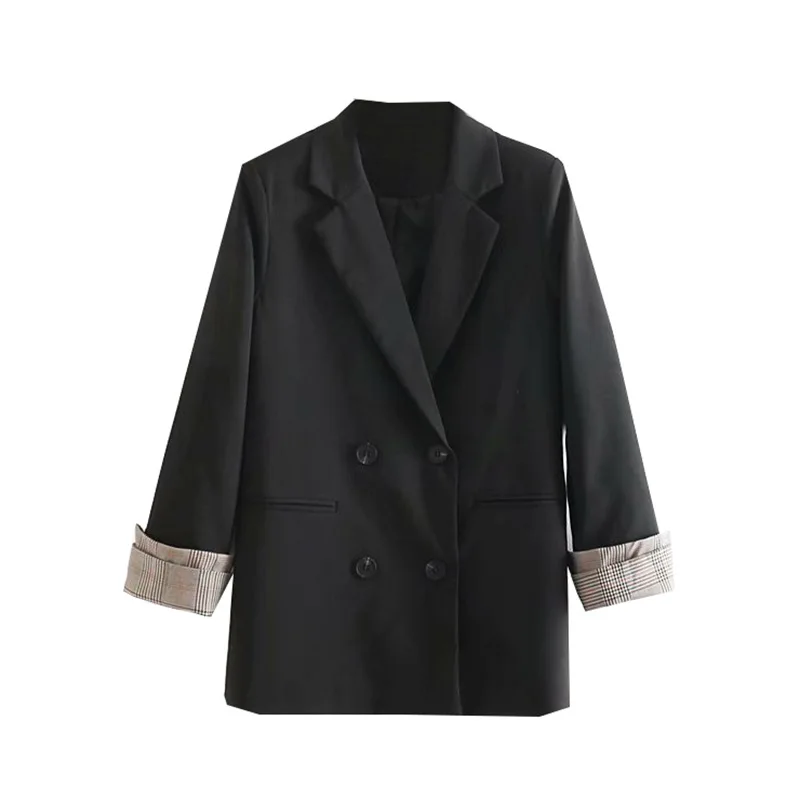 CHIC Online Celebrity Versatile Small Suit Coat Women's Korean-style Autumn New Style Popular Retro Casual Black And White with 
CHIC Online Celebrity Versatile Small Suit Coat Women's Korean-style Autumn New Style Popular Retro Casual Black And White with