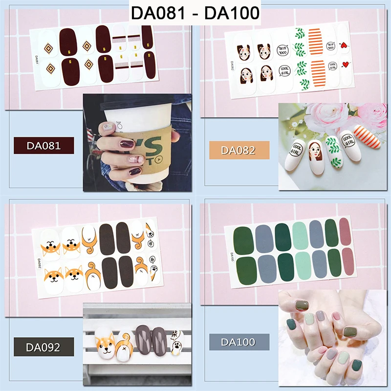 Nusx Full Cover Wrap Nail Polish Stickers Strip Plain Nail Art Decorations Nail Sticker Design Glitter Powder Manicure Tip ST028
Nusx Full Cover Wrap Nail Polish Stickers Strip Plain Nail Art Decorations Nail Sticker Design Glitter Powder Manicure Tip ST028