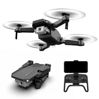 R12 Mini Foldable RC Drone with HD 720P 4K Dual Cameras Gimbal Altitude Hold RC Helicopter Drone Headless Mode Black
R12 Mini Foldable RC Drone with HD 720P 4K Dual Cameras Gimbal Altitude Hold RC Helicopter Drone Headless Mode Black