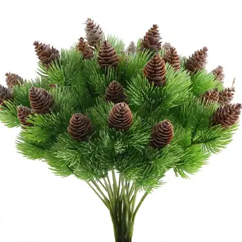 4PCS Fake Cedar Pine Branches with Artificial Pine Cones Plastic Shrubs Faux Greenery Bushes Bundles Table Centerpieces Arrangem
4PCS Fake Cedar Pine Branches with Artificial Pine Cones Plastic Shrubs Faux Greenery Bushes Bundles Table Centerpieces Arrangem