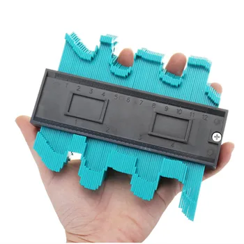 5 Inch Contour Profile Gauge Tiling Laminate Tiles Edge Shaping Wood Measure Ruler TP-0184