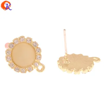 Cordial Design 50Pcs 12*15MM Jewelry Accessories/Hand Made/DIY Making/Cat Eye Effect/Rhinestone Earrings Stud/Earring Findings
Cordial Design 50Pcs 12*15MM Jewelry Accessories/Hand Made/DIY Making/Cat Eye Effect/Rhinestone Earrings Stud/Earring Findings