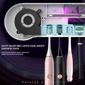 Air-Drying UV Toothbrush Sterilizer Electric Toothbrush Drying Sterilization Storage Box
Air-Drying UV Toothbrush Sterilizer Electric Toothbrush Drying Sterilization Storage Box