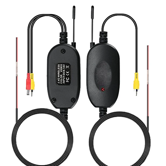 2.4GHZ Wireless RCA Video Transmitter Receiver Kit for Car DVD Monitor GPS Rear View CCD Cam Reverse Backup Camera Cam
2.4GHZ Wireless RCA Video Transmitter Receiver Kit for Car DVD Monitor GPS Rear View CCD Cam Reverse Backup Camera Cam