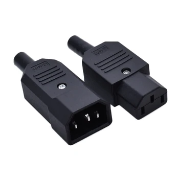 10pcs pair AC250V 10A 3 Pins Terminals Panel Mount IEC C14 Male C13 Female Inline Adapter Plug Power Socket Connectors
10pcs pair AC250V 10A 3 Pins Terminals Panel Mount IEC C14 Male C13 Female Inline Adapter Plug Power Socket Connectors