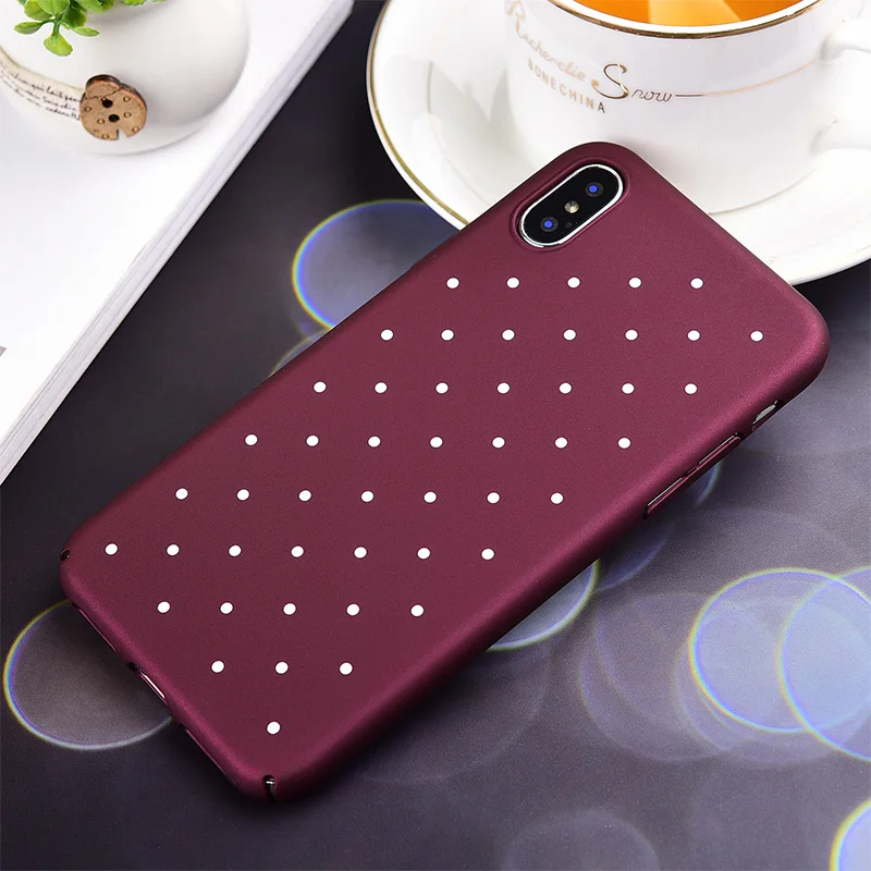 Luxury All-inclusive Cover Dot Grid Red For iPhone X XR XS Max 8 7 6 6S Plus Phone Case Shockproof TPU Silicone Back Cover
Luxury All-inclusive Cover Dot Grid Red For iPhone X XR XS Max 8 7 6 6S Plus Phone Case Shockproof TPU Silicone Back Cover