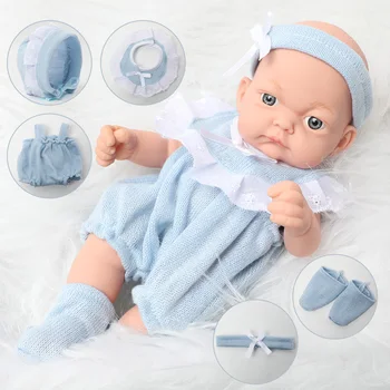 8 Inch Simulation Bebe Reborn Silicone Realistic Waterproof Baby 20.5cm Braids Doll Floral Skirt Clothes Set for Toys Children 
8 Inch Simulation Bebe Reborn Silicone Realistic Waterproof Baby 20.5cm Braids Doll Floral Skirt Clothes Set for Toys Children