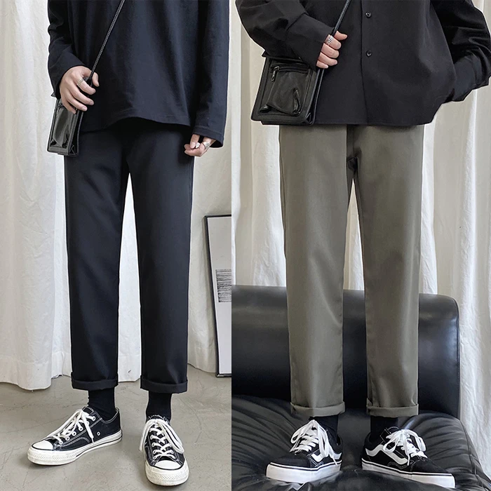 Summer Thin Casual Pants Men's Fashion Solid Color Drawstring Dress Pants Men Streetwear Wild Loose Straight Trousers Mens S-2XL
Summer Thin Casual Pants Men's Fashion Solid Color Drawstring Dress Pants Men Streetwear Wild Loose Straight Trousers Mens S-2XL