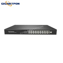 Ethernet switch 26 port POE switch 100Mbps 2 * Gigabit uplink port for IP camera/wireless AP/CCTV, total power 400W
Ethernet switch 26 port POE switch 100Mbps 2 * Gigabit uplink port for IP camera/wireless AP/CCTV, total power 400W