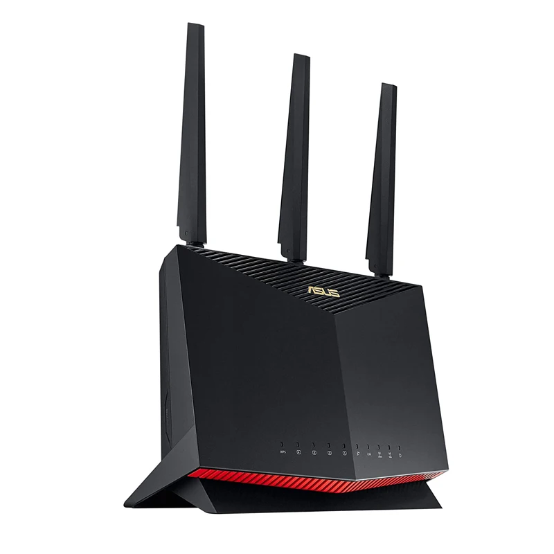 ASUS RT-AX86U AX5700 Dual Band WiFi 6 Gaming Router, 802.11ax, 5700 Mbps, up to 2500 sq ft & 35+ Devices, NVIDIA GeForce Now
ASUS RT-AX86U AX5700 Dual Band WiFi 6 Gaming Router, 802.11ax, 5700 Mbps, up to 2500 sq ft & 35+ Devices, NVIDIA GeForce Now