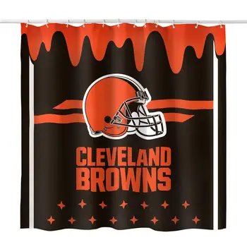 Decorative Bath Team Design Shower Curtain Waterproof Polyester Fabric 70 x 70 Inches (Cleveland Browns)
Decorative Bath Team Design Shower Curtain Waterproof Polyester Fabric 70 x 70 Inches (Cleveland Browns)