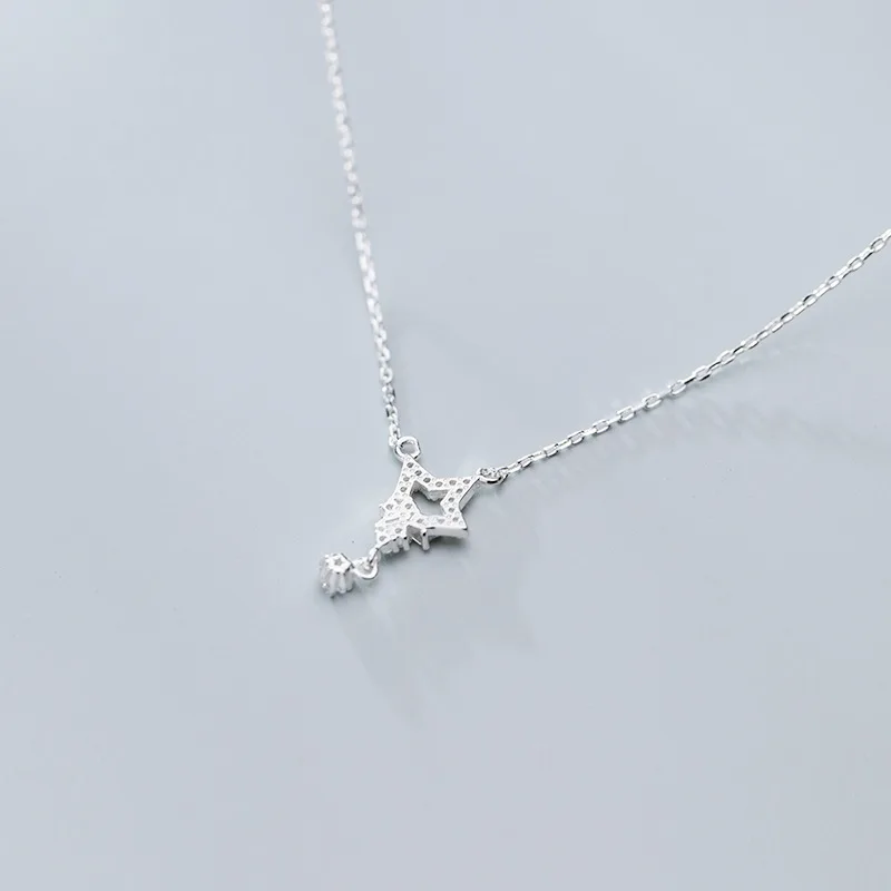 INALIS S925silver necklace female Japanese and Korean style simple small fresh and incomplete star diamond collar clavicle chain
INALIS S925silver necklace female Japanese and Korean style simple small fresh and incomplete star diamond collar clavicle chain