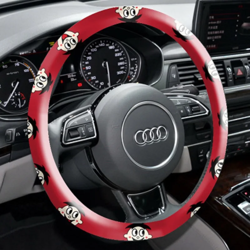 Logo Pattern Double 11 with Huge Discounts New Style Creative Wang Zi Cartoon Steering Wheel Cover Car
Logo Pattern Double 11 with Huge Discounts New Style Creative Wang Zi Cartoon Steering Wheel Cover Car