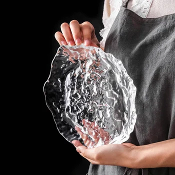 Ice Dew Glass Serving Dish Decorative Irregular Glass Fruit Plate Dessert Tableware Nuts Sweet Mate Cafe Supplies Afternoon Tea
Ice Dew Glass Serving Dish Decorative Irregular Glass Fruit Plate Dessert Tableware Nuts Sweet Mate Cafe Supplies Afternoon Tea