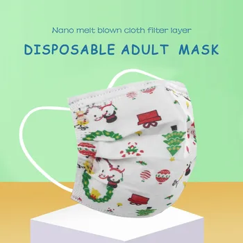 Christmas Print Disposable Face Mask Industrial 3Ply Ear Loop mascarilla for Adult Mask Printed Disposable Masks Protective Mask
Christmas Print Disposable Face Mask Industrial 3Ply Ear Loop mascarilla for Adult Mask Printed Disposable Masks Protective Mask