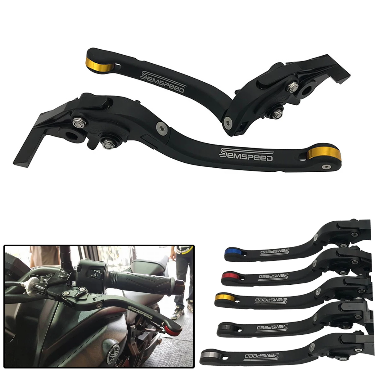 SEMSPEED CNC Adjustable Motorcycle Foldable Brake Clutch Levers For BMW S1000RR 2010-2018 S1000R 2014-2018 HP4 2011-2014 Parts
SEMSPEED CNC Adjustable Motorcycle Foldable Brake Clutch Levers For BMW S1000RR 2010-2018 S1000R 2014-2018 HP4 2011-2014 Parts