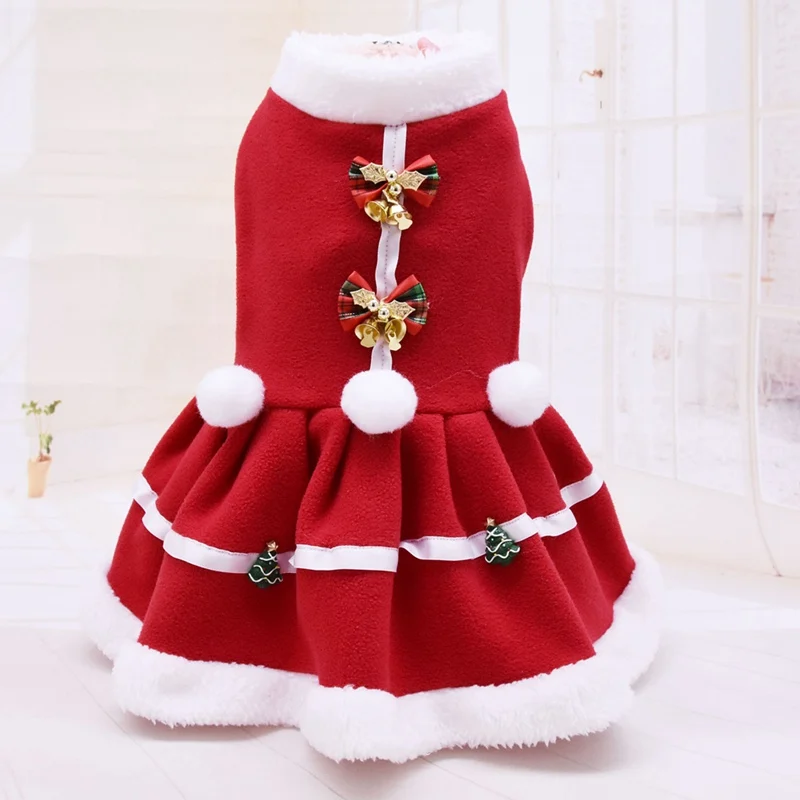 Pet Autumn And Winter Warm Clothes Dog Girls Costume Red Dress Puppy Warm Fleece Skirt For Christmas
Pet Autumn And Winter Warm Clothes Dog Girls Costume Red Dress Puppy Warm Fleece Skirt For Christmas