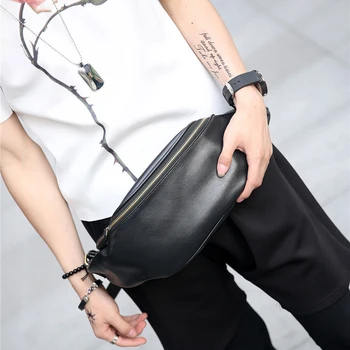 Leather Casual Men's Waist Fanny Packs Designer Hip Belt Bag For Mobile Phone Travel Women Chest Shoulder Bag Cross Body
Leather Casual Men's Waist Fanny Packs Designer Hip Belt Bag For Mobile Phone Travel Women Chest Shoulder Bag Cross Body
