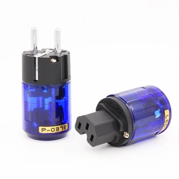 P-037E Rhodium plated EU power connector +IEC female connector
P-037E Rhodium plated EU power connector +IEC female connector