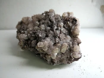 138.8gNatural pyrite crystal calcite mineral specimen
138.8gNatural pyrite crystal calcite mineral specimen