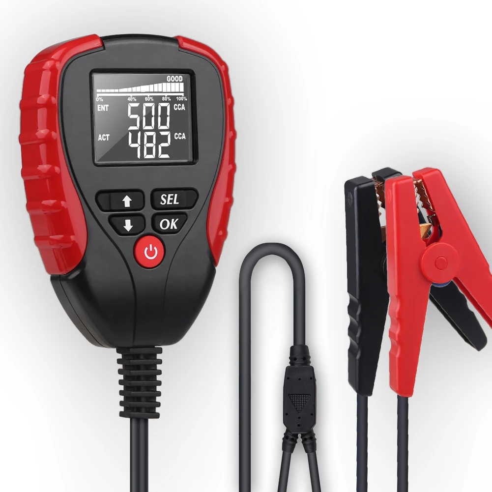 Digital 12V Car Battery Tester With AH CCA Mode Automotive Battery Load Tester And Analyzer Of Battery Life Percentage Voltage
Digital 12V Car Battery Tester With AH CCA Mode Automotive Battery Load Tester And Analyzer Of Battery Life Percentage Voltage