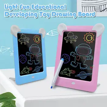 Drawing Writing Board Tablet with LED Light Fun Developing Toy Drawing Board Magic Draw Educational for Kids Best Gift
Drawing Writing Board Tablet with LED Light Fun Developing Toy Drawing Board Magic Draw Educational for Kids Best Gift