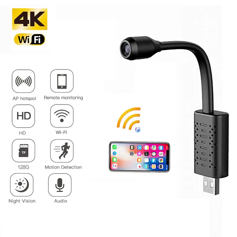 HD Smart Mini DV/ Wifi USB Camera Real-time Surveillance IP Camera AI Human Detection Loop Recording Mini camera hidden pk sq11
HD Smart Mini DV/ Wifi USB Camera Real-time Surveillance IP Camera AI Human Detection Loop Recording Mini camera hidden pk sq11