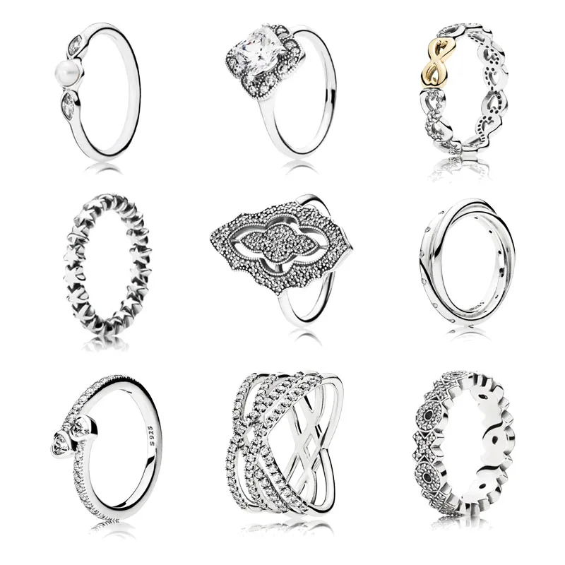 Authentic 925 Sterling Silver Cubic Zirconia Infinite Love Gothic Pans Ring Original for Women Fine DIY Europe Jewellery Gift
Authentic 925 Sterling Silver Cubic Zirconia Infinite Love Gothic Pans Ring Original for Women Fine DIY Europe Jewellery Gift