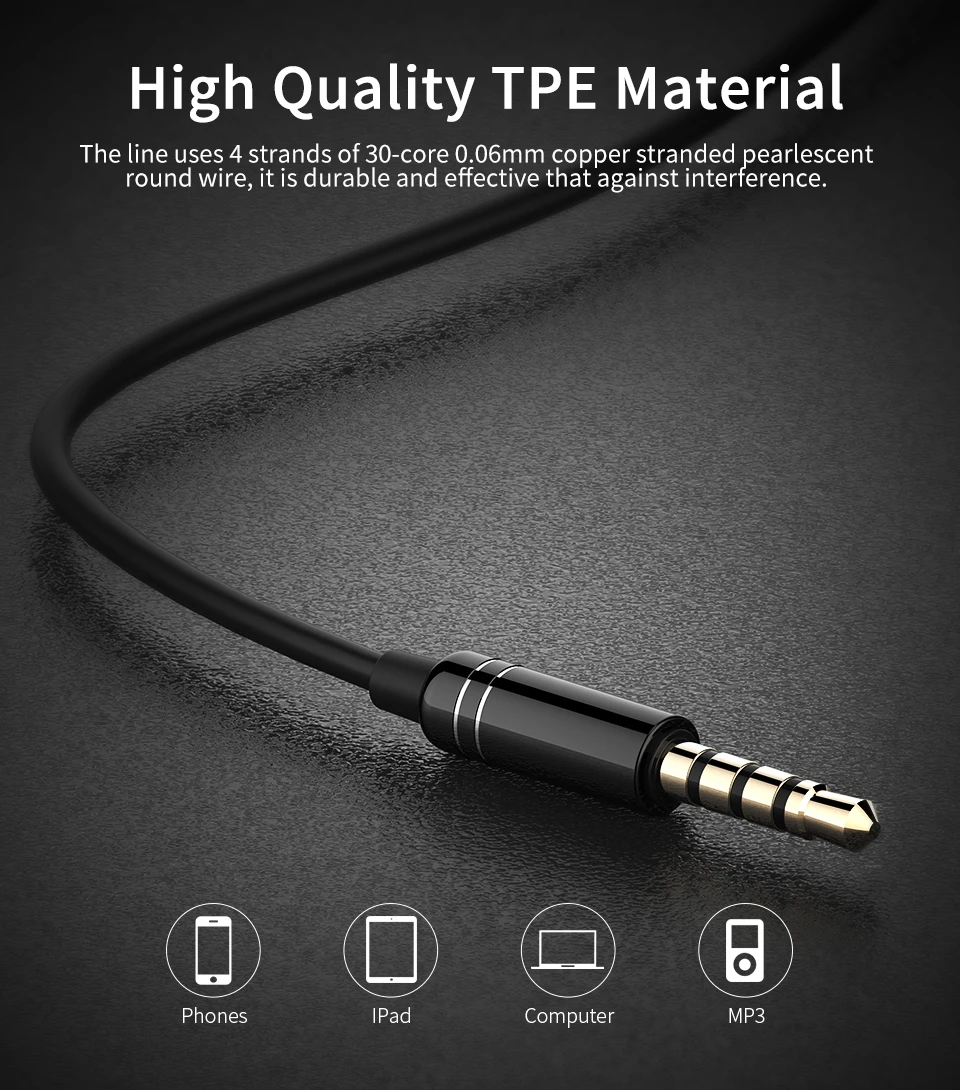 Langsdom Metal Wired Headphone Earphone In-ear with Mic Sports Bass Earbuds Headset for xiaomi iPhone auriculares fone de ouvido H04ddf85a1e7d4dd09d51a748f321e41d2