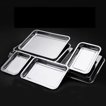 New Useful Stainless Steel Storage Trays Plate Thickening Pans Rectangular Tray Barbecue Deep Dishes BBQ Kitchen Accessories
New Useful Stainless Steel Storage Trays Plate Thickening Pans Rectangular Tray Barbecue Deep Dishes BBQ Kitchen Accessories