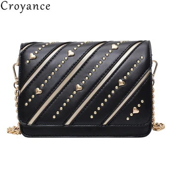 Croyance 2020 New Heart Rivet Women Leather Bag Fashion Messenger Bags Crossbody Designer Handbags Shoulder Bag Phone Purse
Croyance 2020 New Heart Rivet Women Leather Bag Fashion Messenger Bags Crossbody Designer Handbags Shoulder Bag Phone Purse