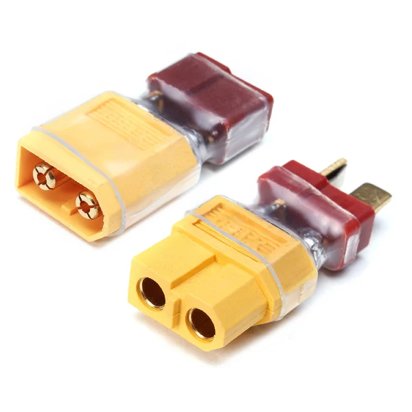 2PCS T Plug To XT60 Plug Female Male XT60 To T Plug Connector Plug Adapter for Multi Rotor Lipo Battery Connector RC FPV Drone
2PCS T Plug To XT60 Plug Female Male XT60 To T Plug Connector Plug Adapter for Multi Rotor Lipo Battery Connector RC FPV Drone